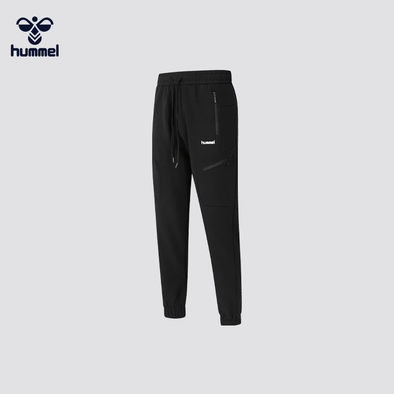 HUMMEL秋冬户外运动休闲百搭束脚裤加绒保暖舒适工装长裤休闲裤