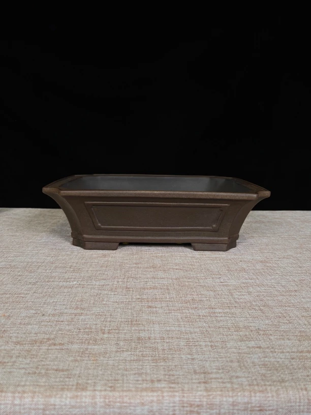 高杰紫砂盆，行山盆，超薄胎，手工盆，规格35*28*10.5