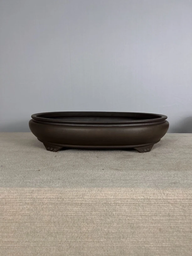 水明盆艺，水明盆早期春在堂老盆，全手工盆，稀有作品53*42*11.5