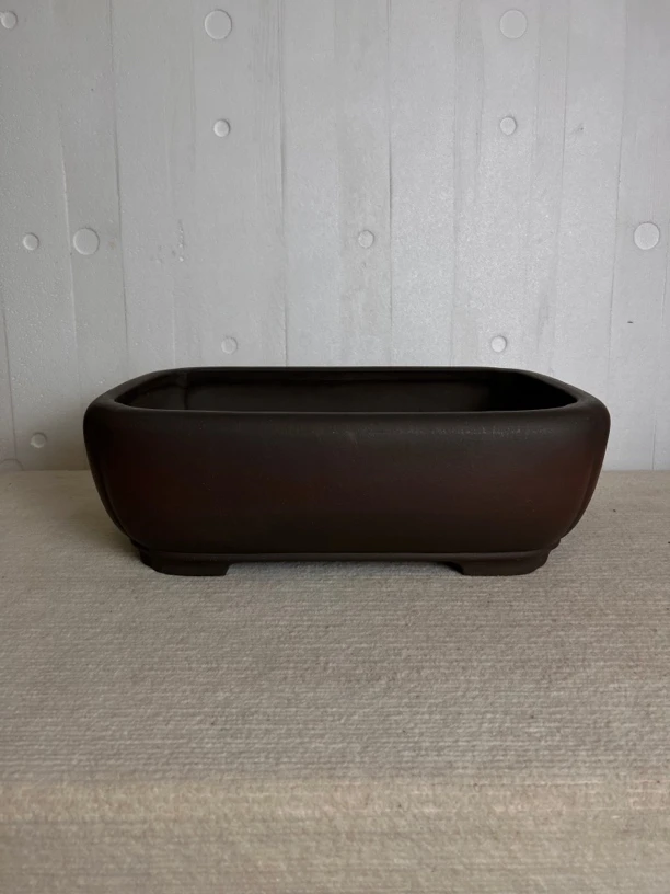 水明紫砂盆，长方马槽盆，实用，古朴，规格50*36*17