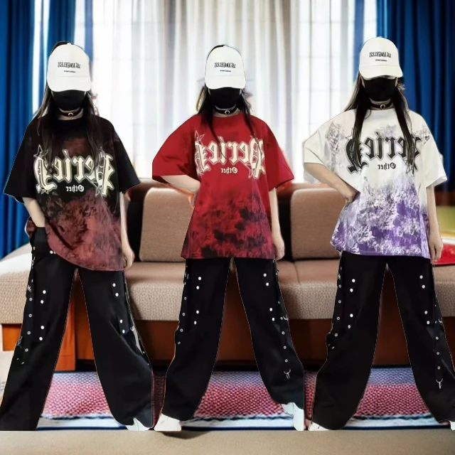 诚信上新潮牌889夏季短袖T宽松休闲休闲嘻哈潮流百搭上衣男女同款