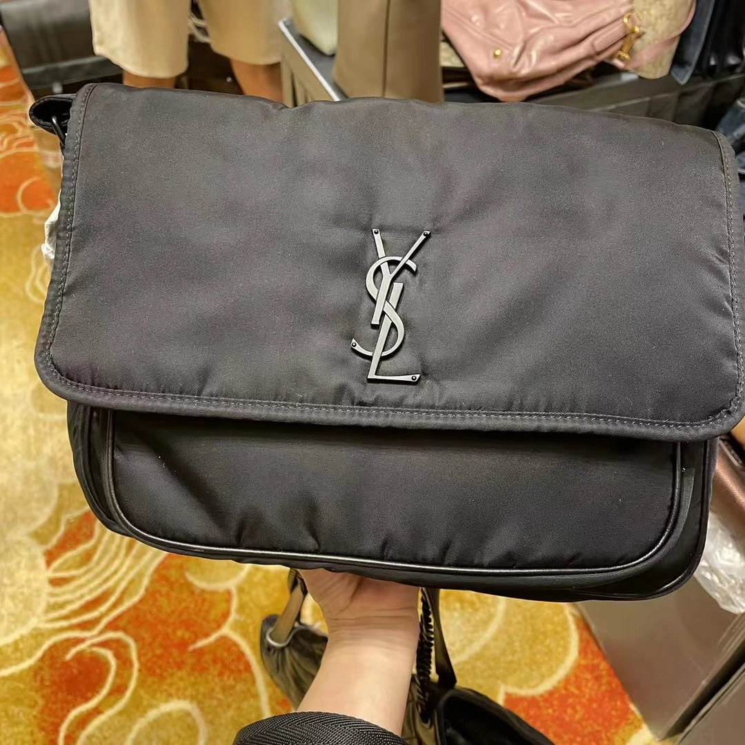 95新 YSL/圣罗兰 YSL邮差斜挎包/9.19