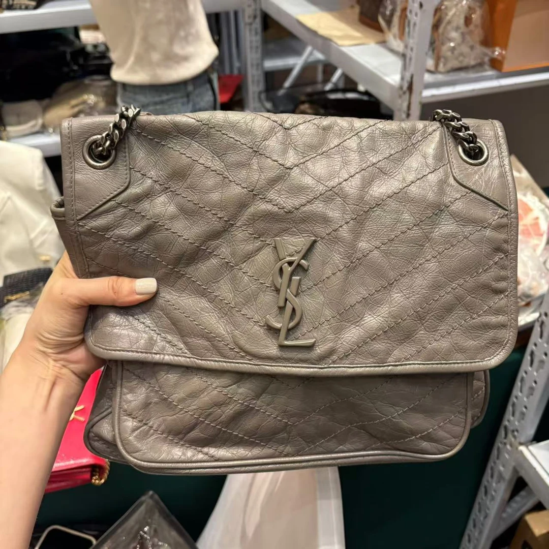 95新 YSL/圣罗兰 niki 大号斜挎包/11.11