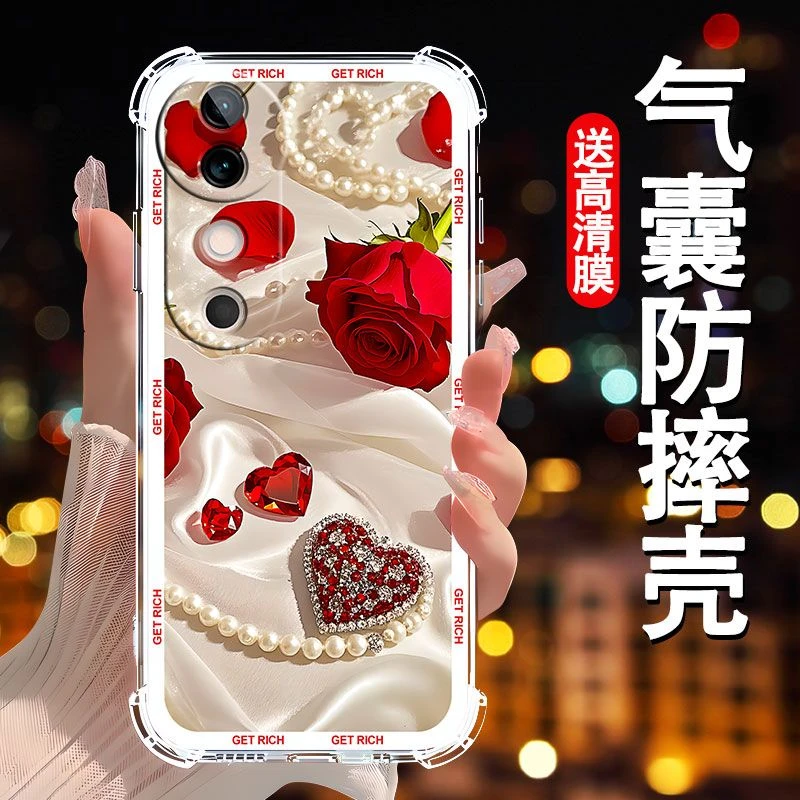 适用vivoS19手机壳高颜值女款气囊防摔透明软壳简约保护套