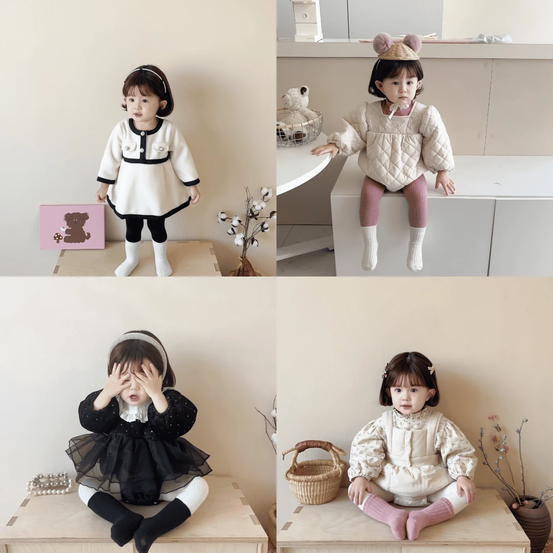 【扣号链接2】婴儿新款衣服韩版哈衣外套T恤套装爬爬服外出服