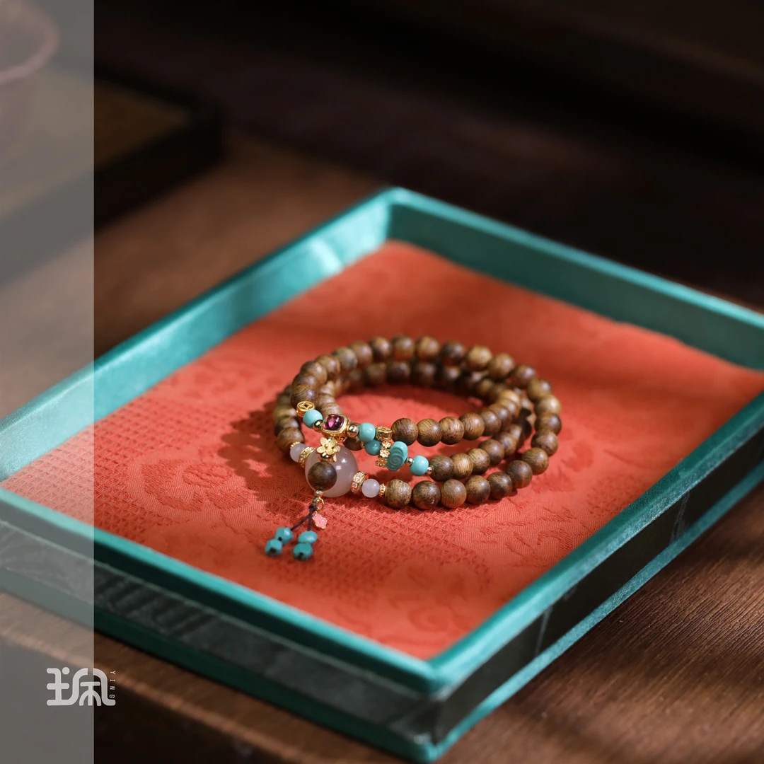 琳浩|沉香*手串*18K镶嵌CYC24102525多样性发其一