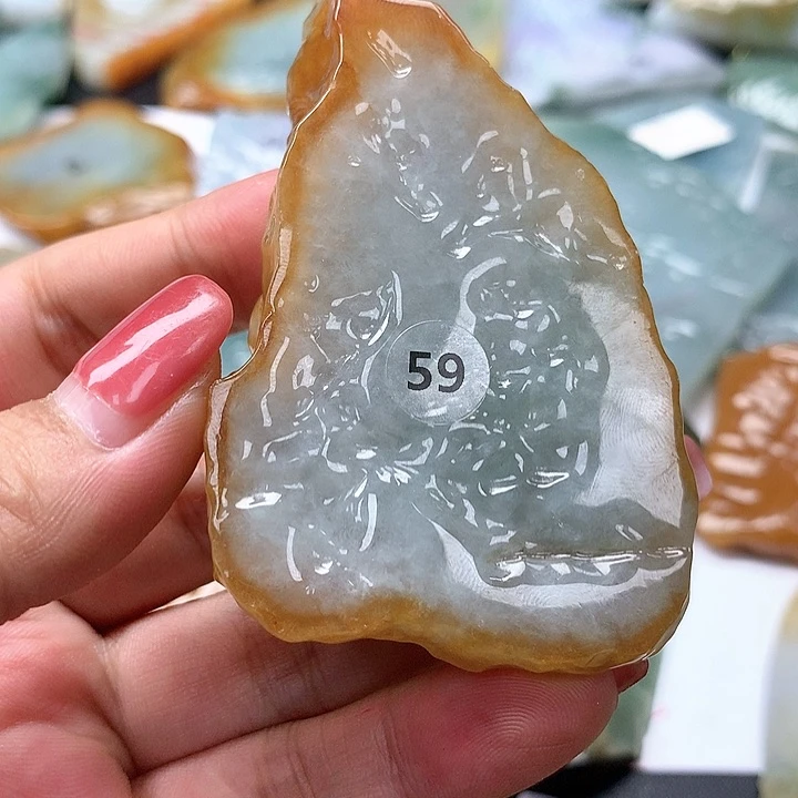 定制翡翠未镶嵌凯*76757675766565