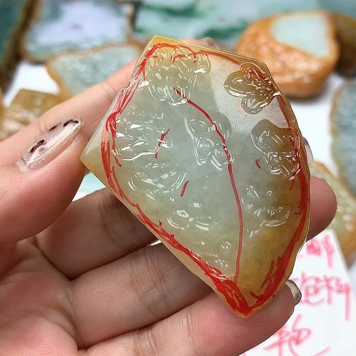 定制翡翠未镶嵌四*娘868575656776