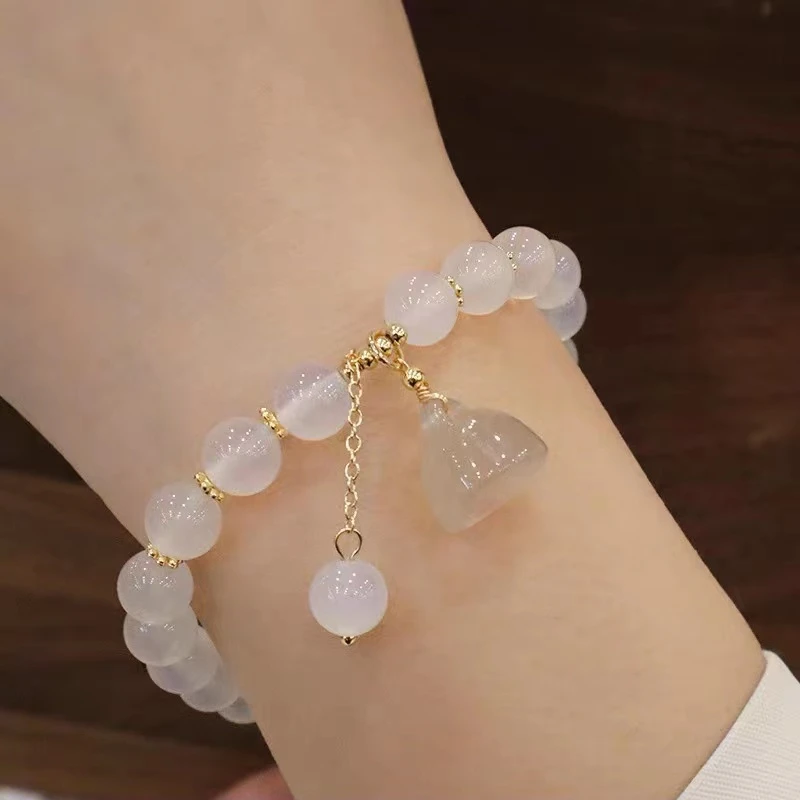 白玛瑙【白茶清欢莲】轻奢单圈906