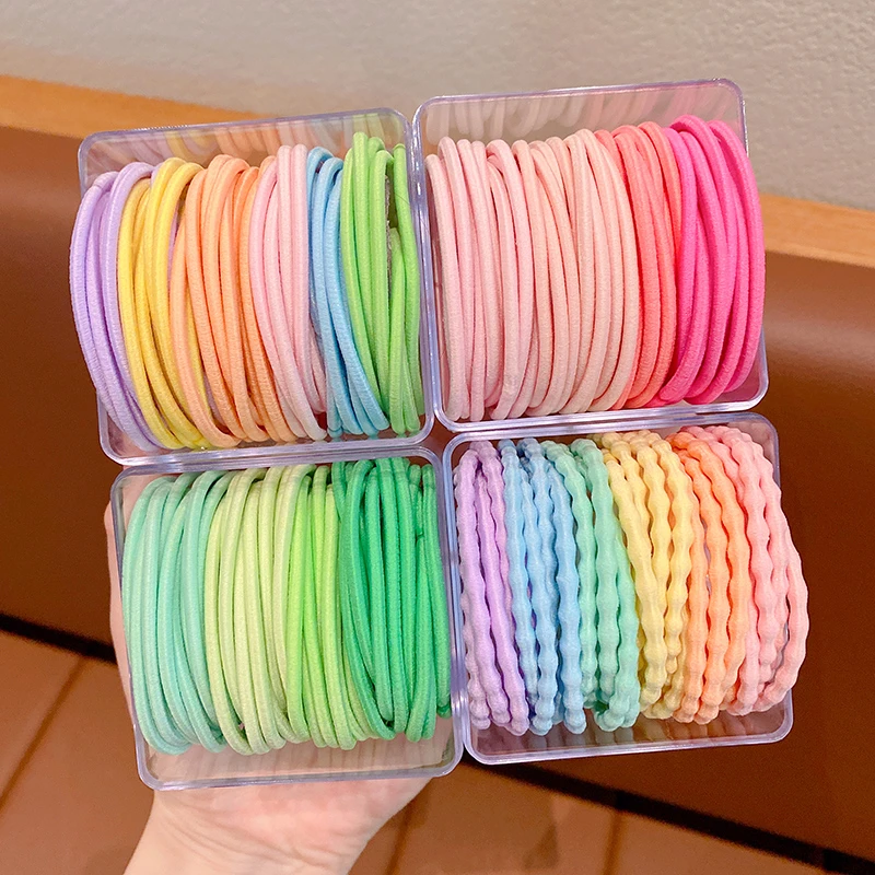 儿童韩版皮筋女扎头发绳女童2025新款小女孩高马尾不伤发发绳发饰