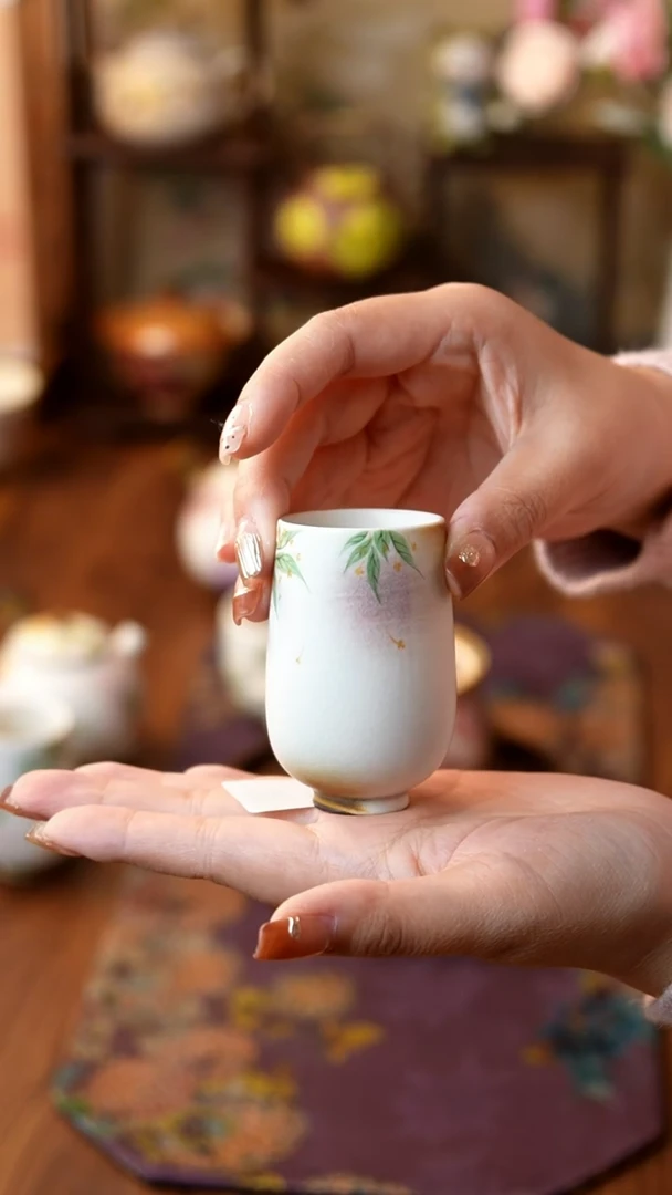 【闪购商品】瓷器天香闻香杯0058