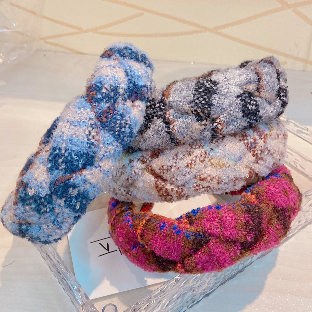 带齿韩国新款设计师款定制发箍百搭秋冬新品丝绒