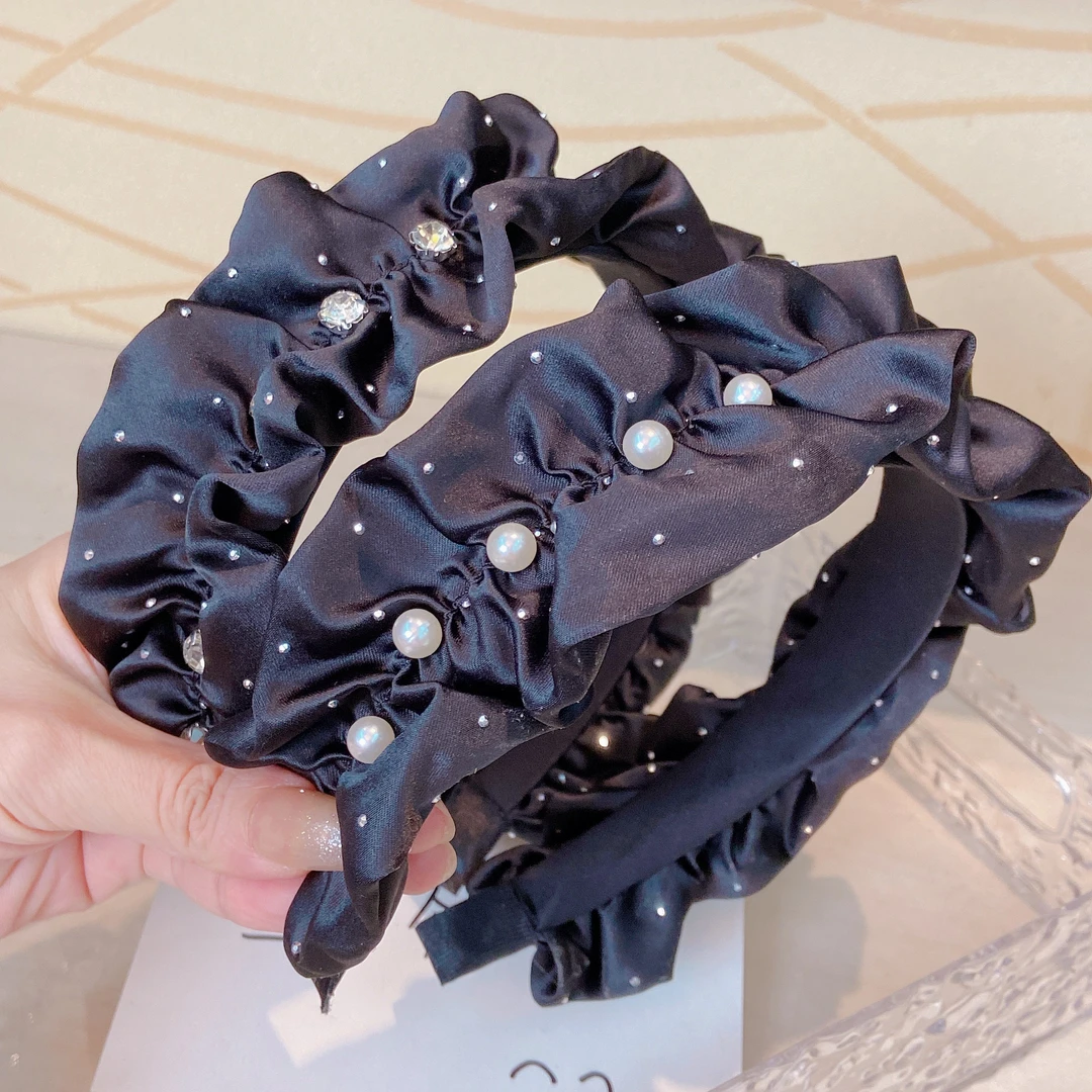 木耳边带齿设计师款定制发箍百搭夏天外出网红小香风