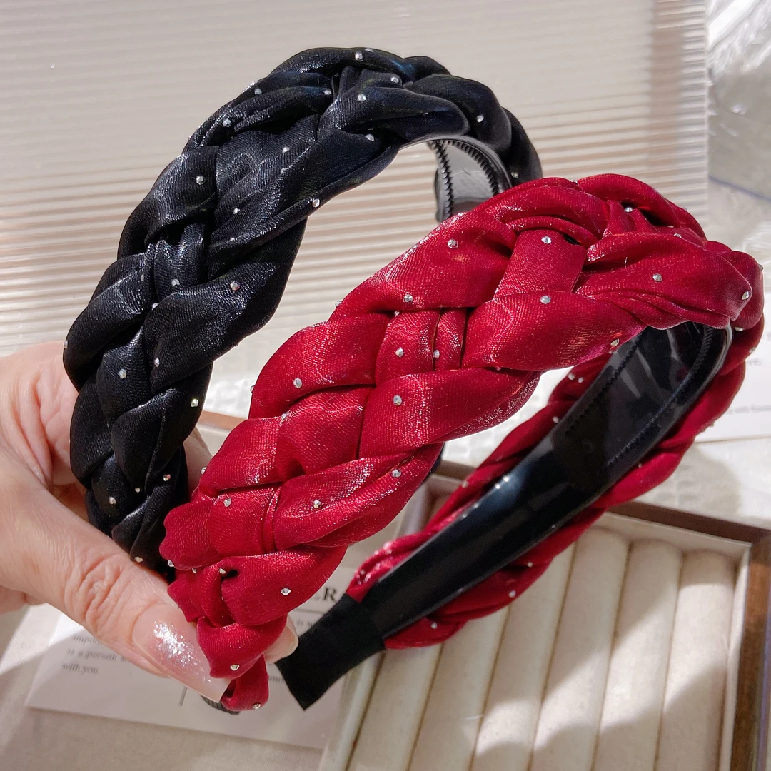 带齿韩国货新款设计师款定制发箍百搭手工小香风头箍宽边网红