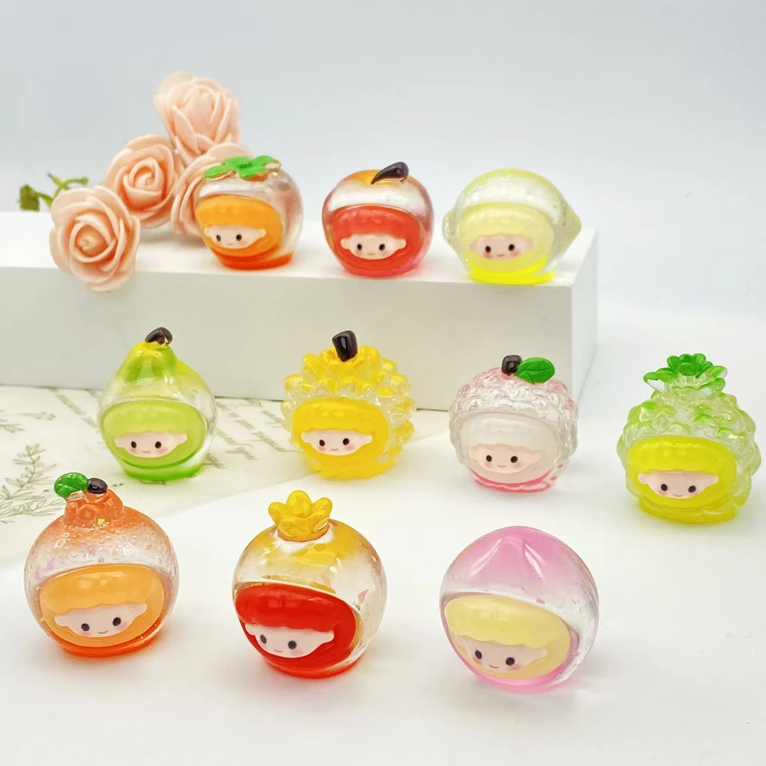 【直播代拆】高透夜光水果崽崽潮玩摆件+许愿对对碰+九宫格