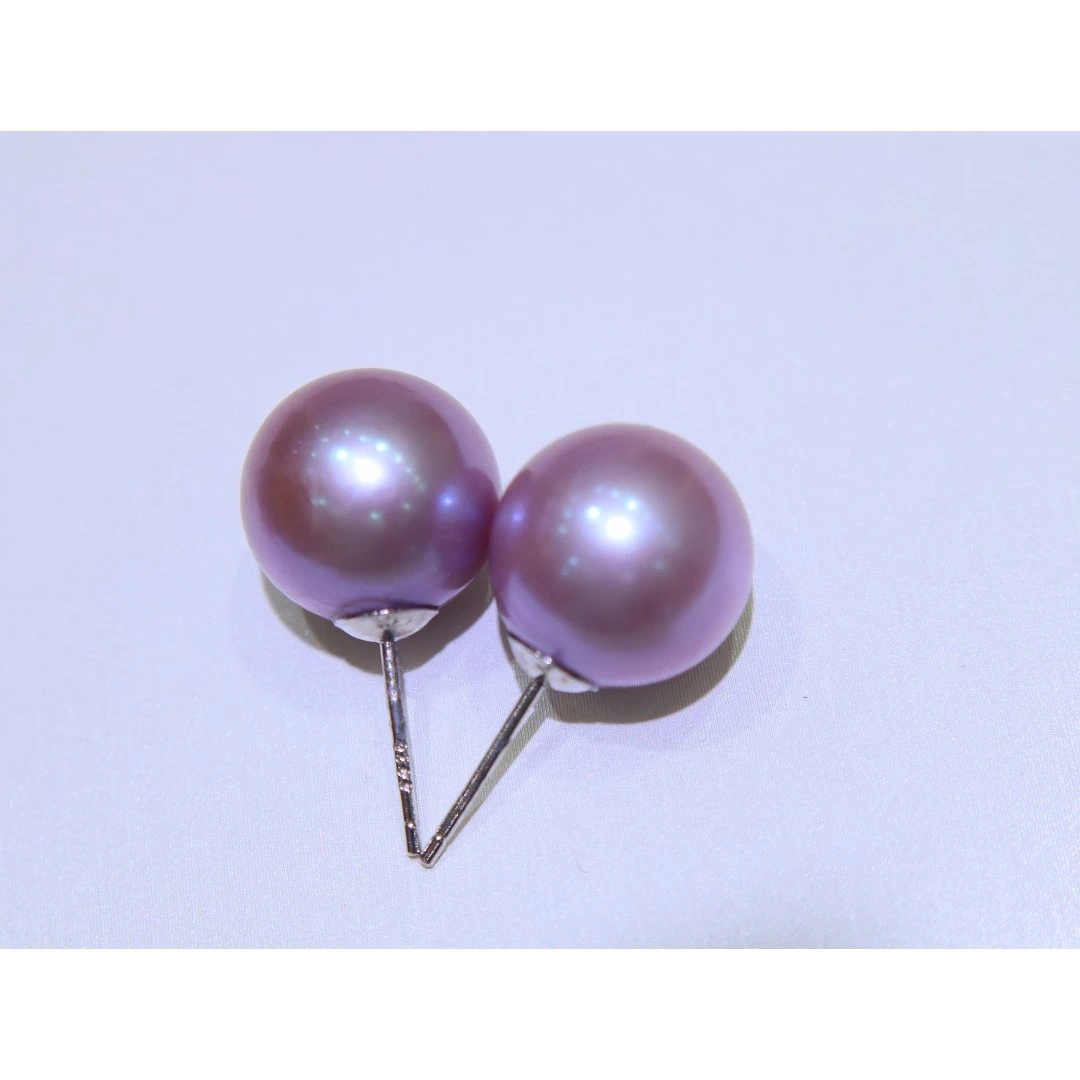 【钱妈妈真选店】SY16  紫珠耳钉14-15MM 多样性发一