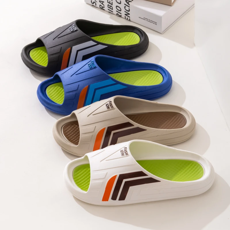 凉拖鞋夏季男士防滑耐磨软底外穿厚底家居男款网红时尚户外休闲