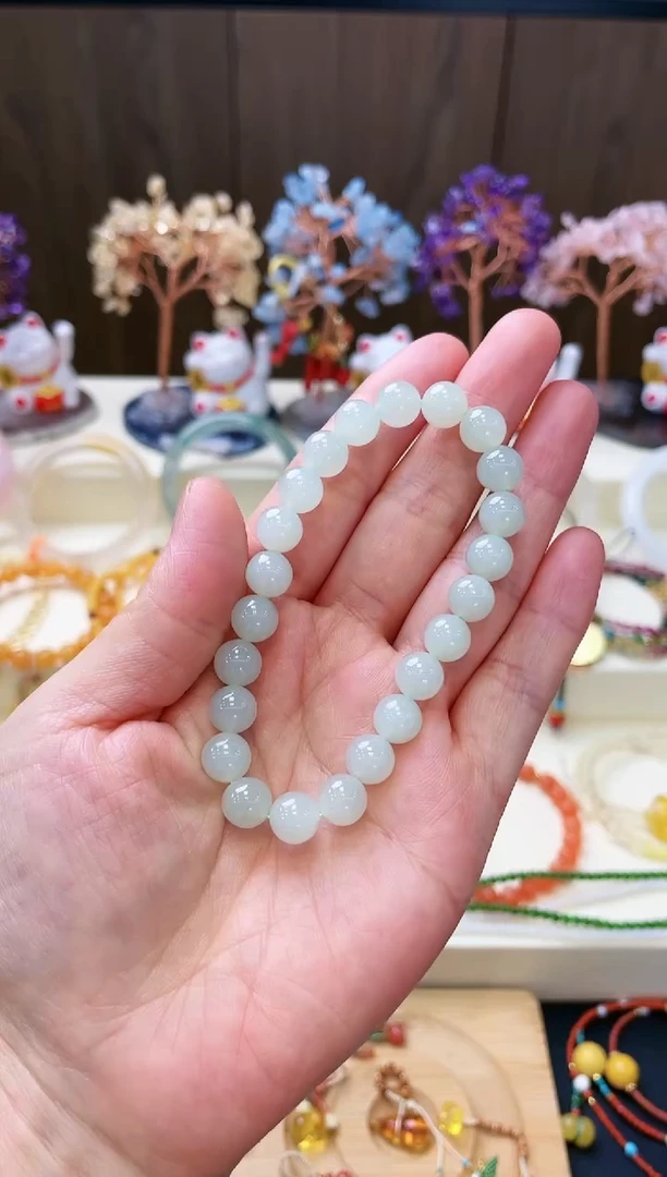 【闪购商品】和田玉手串未镶嵌晴水手串