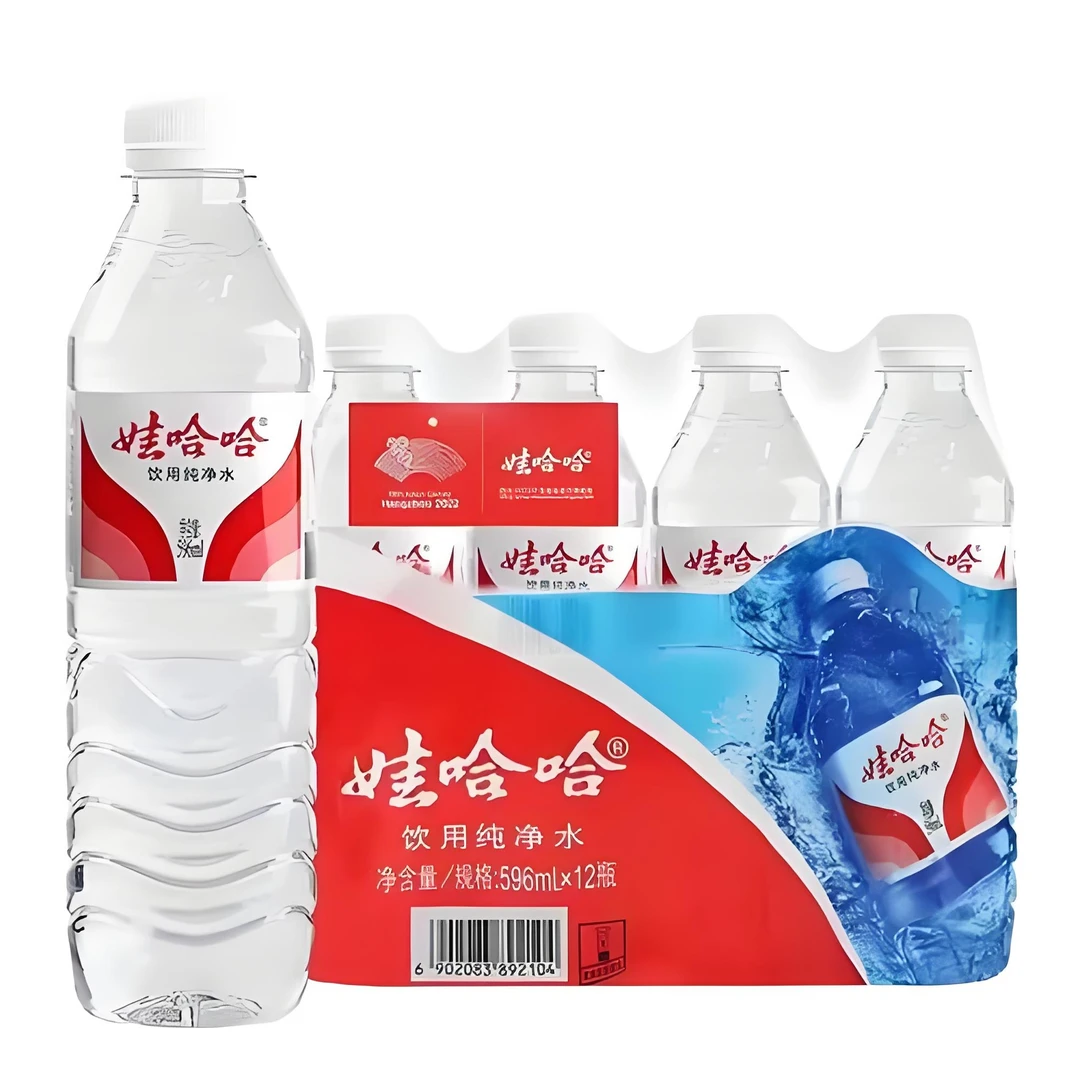 娃哈哈596ml*12瓶一包