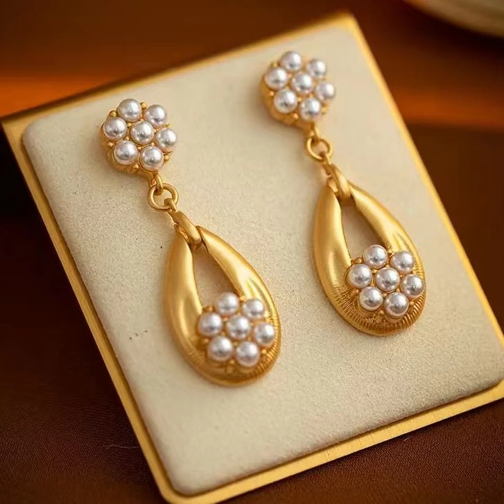 耳钉轻奢时尚百搭精致素款复古-5173