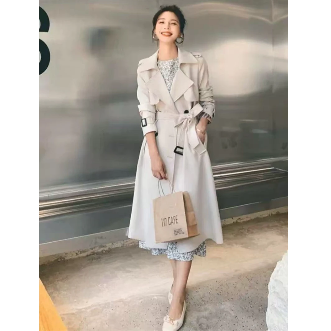 （主播补贴粉丝专属）高档女风衣长款早春洋气高贵外套高端