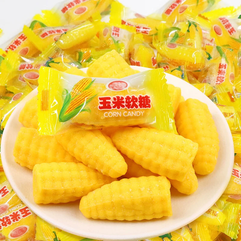 【15.9元1000g】玉米味硬糖软糖结婚喜糖年货糖果零食玉米糖q软糖