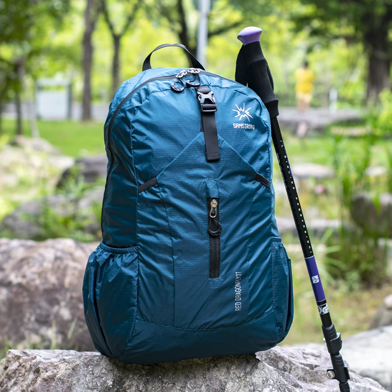 旅游双肩背包女2023新款男夏季轻便携折叠防泼水户外爬登山皮肤包