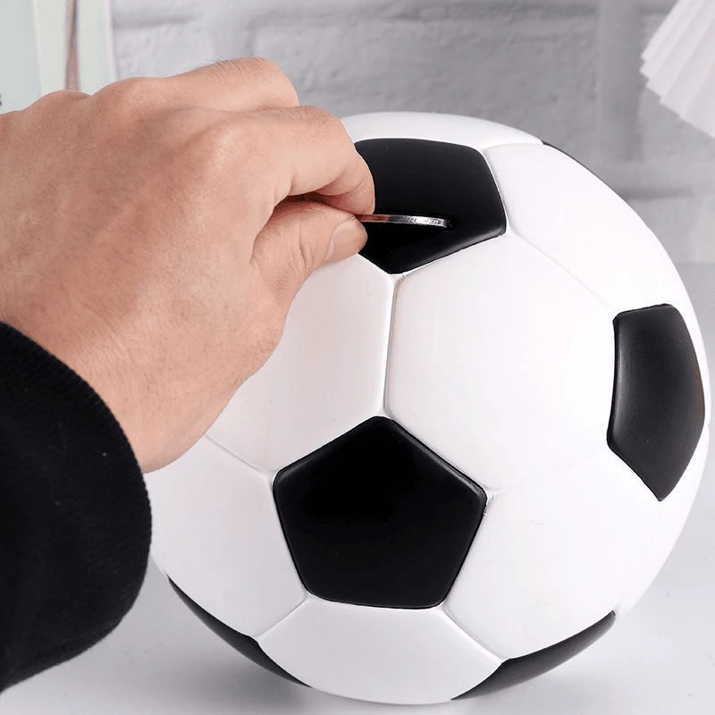 创意个性足球篮球儿童存钱罐防摔大号储蓄罐只进不出男孩生日礼物