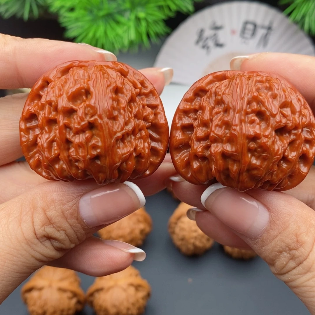 桃核吊坠E***n43球白球白