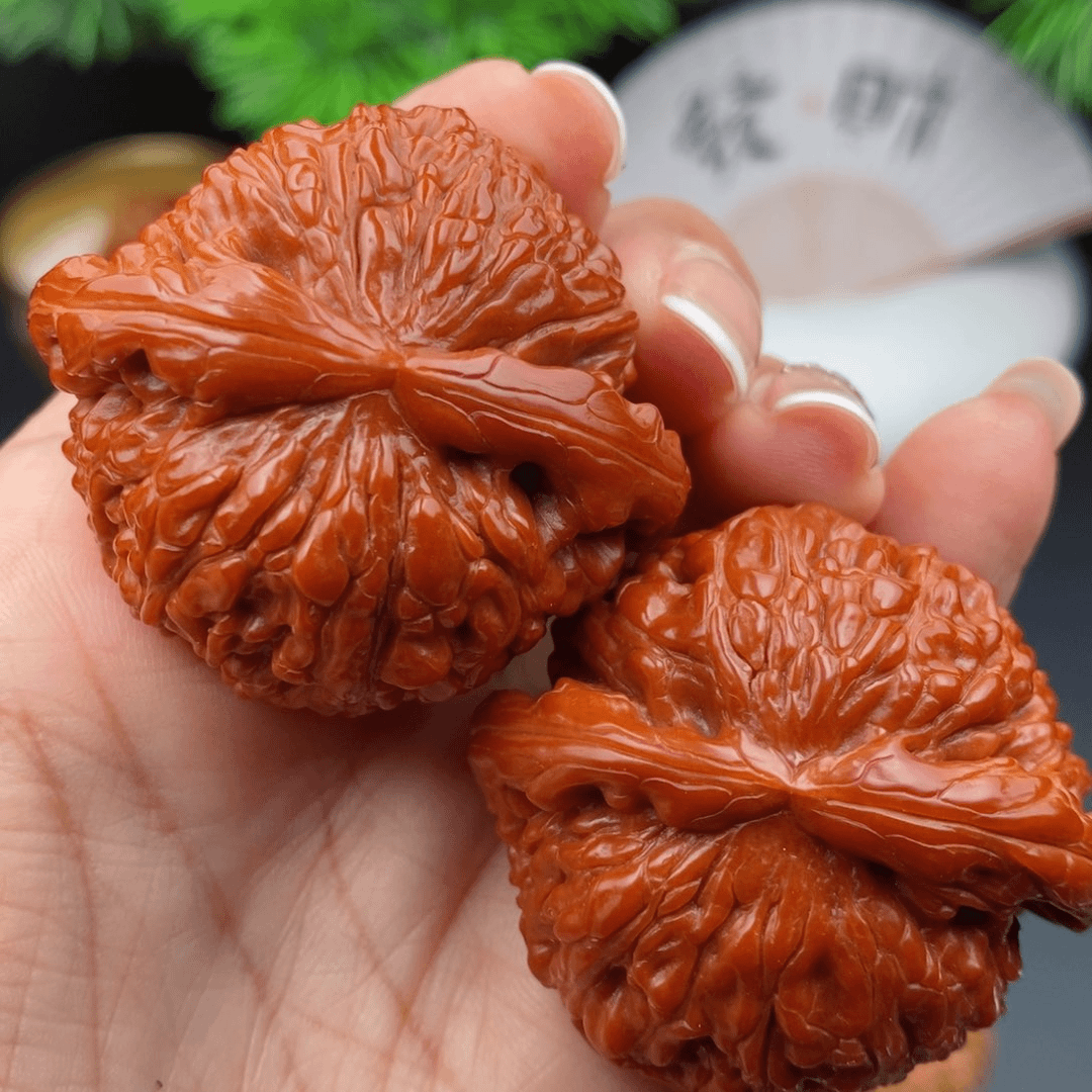 桃核吊坠44闷白闷白