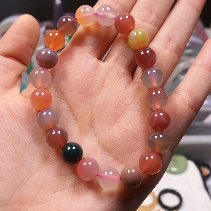 【闪购商品】玛瑙/玉髓手链未镶嵌丁*