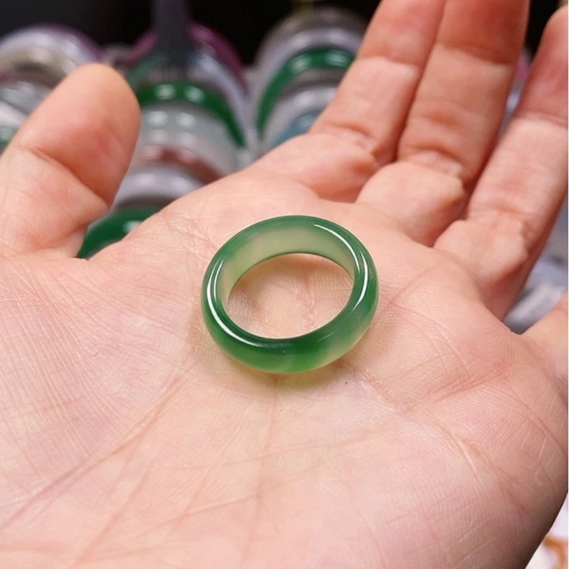 【闪购商品】玛瑙/玉髓戒圈未镶嵌精**巅