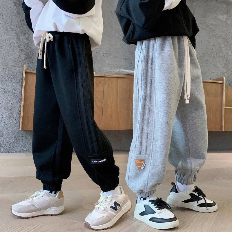 2024男童冬季新款加绒裤休闲裤040-045