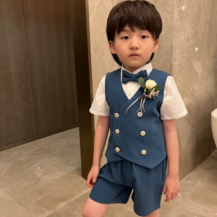 22063蓝色马甲套