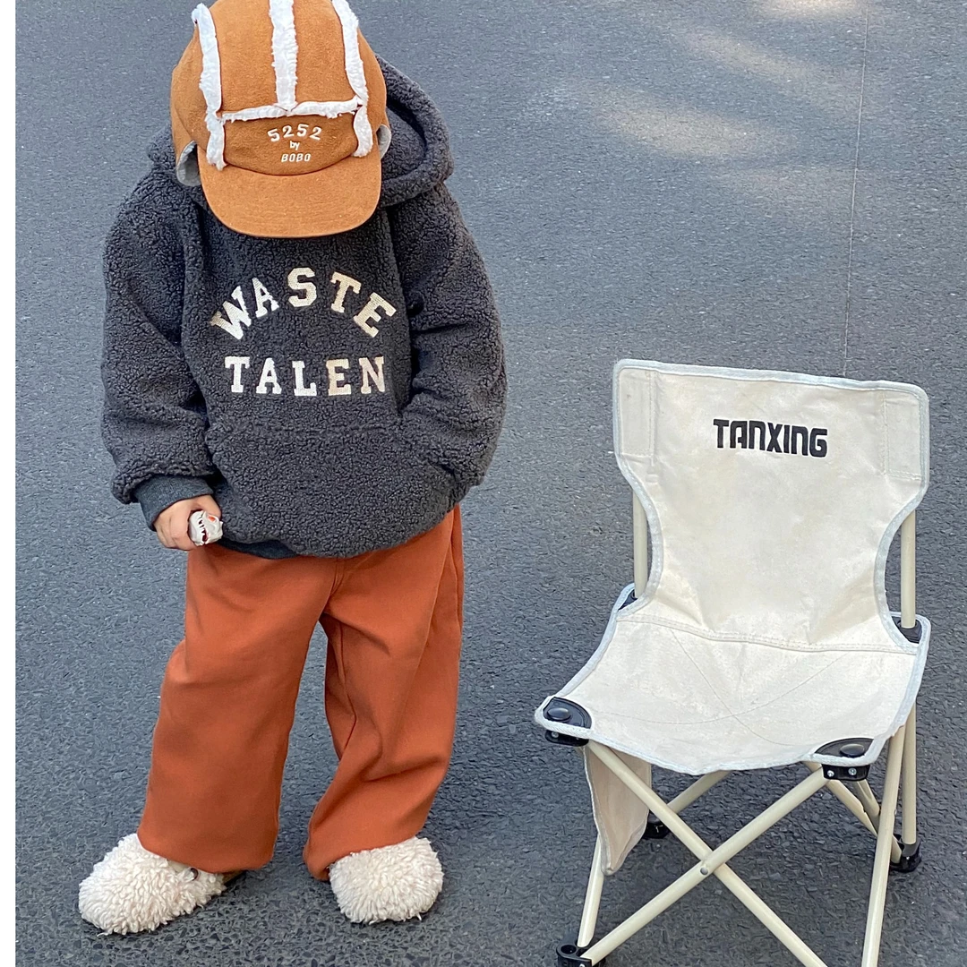 【今今大清仓】238002儿童韩版橘色阔腿裤