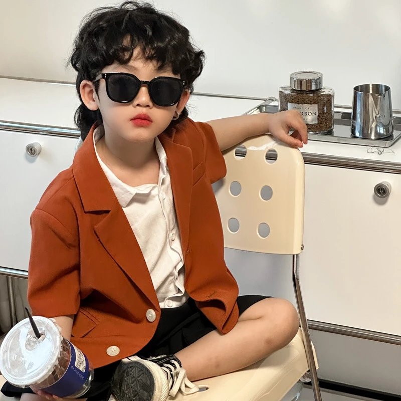 23226橘色短袖上衣