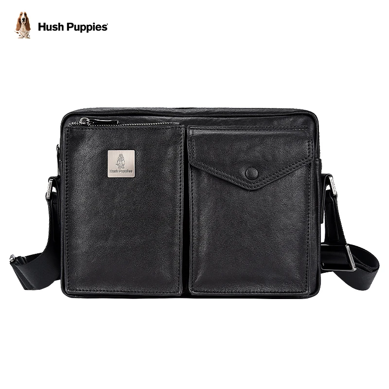 暇步士男款头层牛皮真皮时尚男式斜挎包HA-2071510W-577