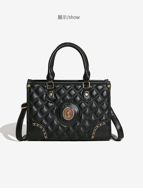 【宠粉福利长27.5高20厚11】时尚女士黑色单肩包轻奢百搭手提斜挎包