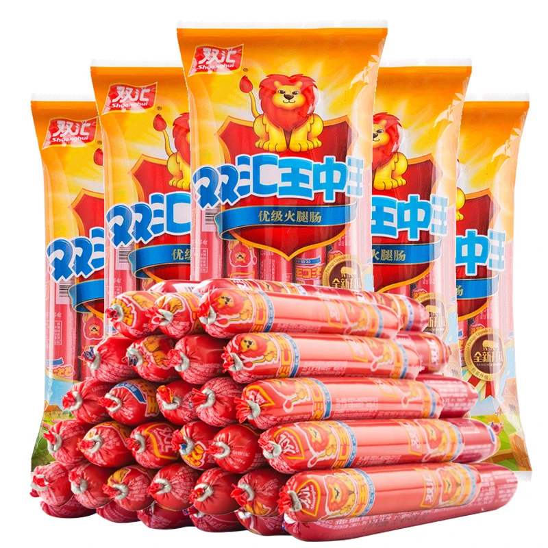 【双汇】王中王火腿肠240g煎烤肠泡面搭档玉米火腿肉肠即食优级肉肠