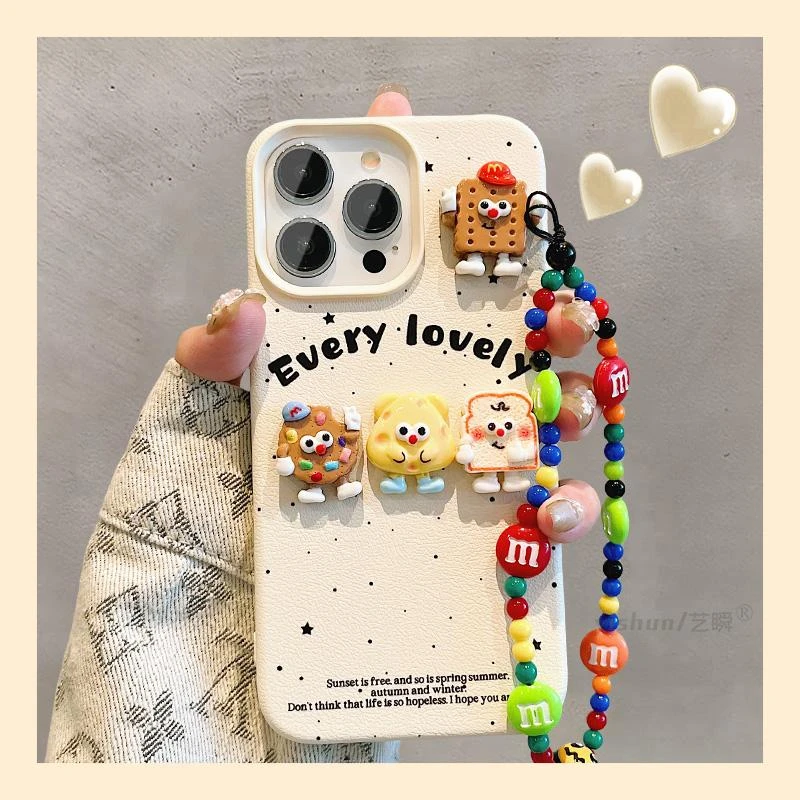 立体奶酪饼干适用iPhone16苹果13网红手机壳15promax卡通14可爱12
