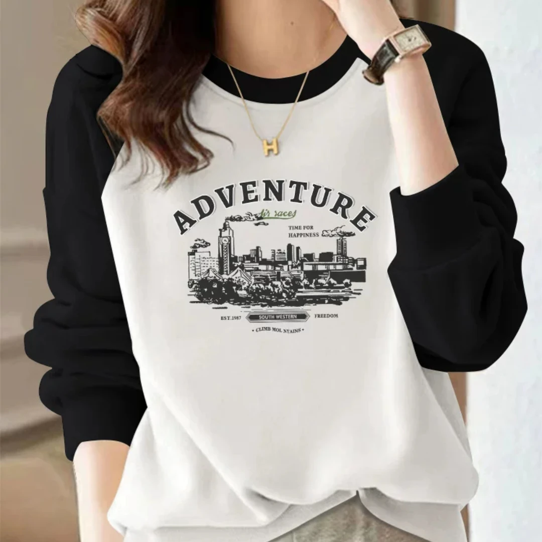 欧货韩版长袖加绒休闲百搭爆款上衣666