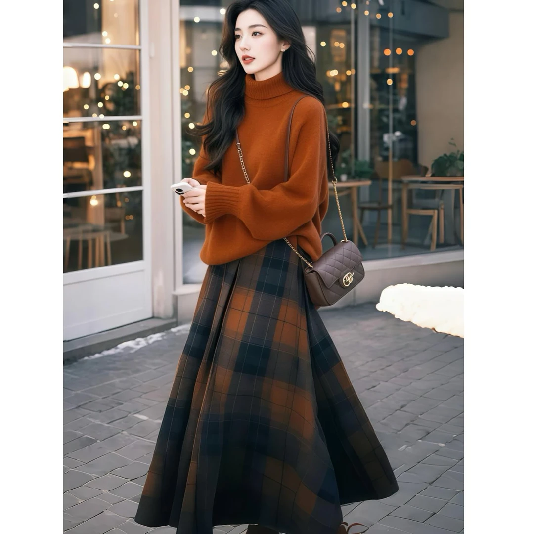 3877+3878百搭淑女气质穿搭独特绝美高级感超好看宽松显瘦毛衣