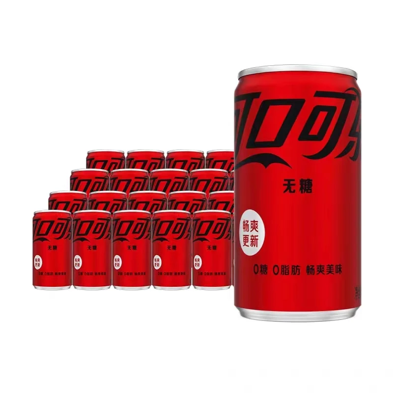 可口可乐零度经典无糖可乐碳酸饮料汽水200ml×12罐即饮
