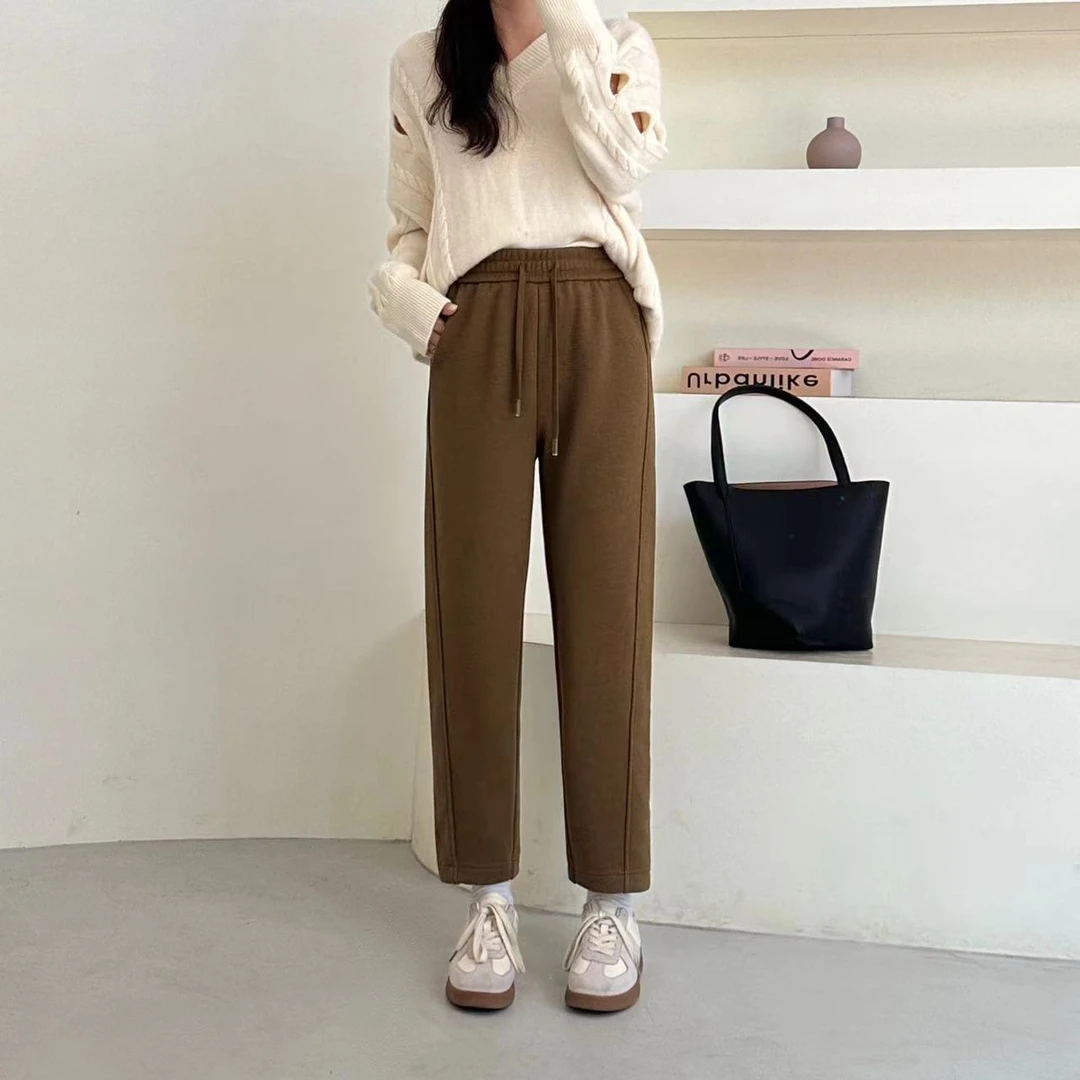 奥芙格【洒脱】显瘦时尚百搭休闲裤AFG24011803