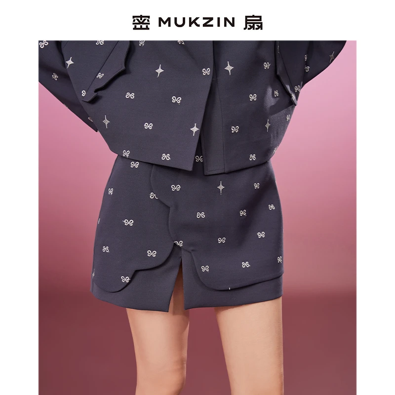 密扇游龙戏凤刺绣唐装半裙M234C27007201