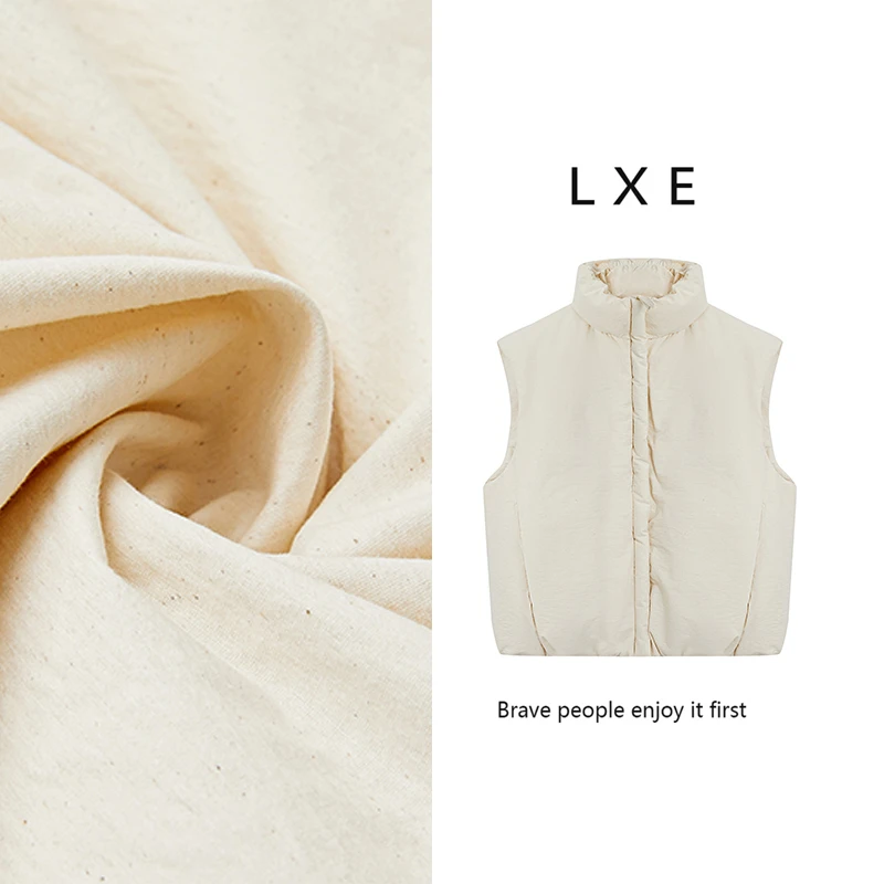 【锦成】羽绒服马甲保暖加厚款时尚休闲百搭无袖冬季冬季纯色宽松