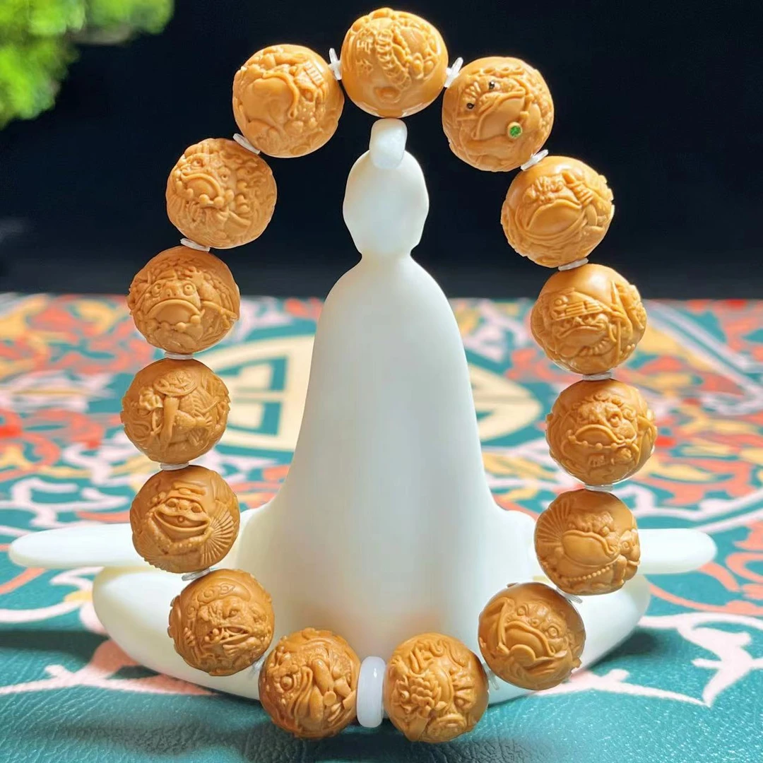 猴头1.5金蟾镶嵌一颗聚宝盆款珠