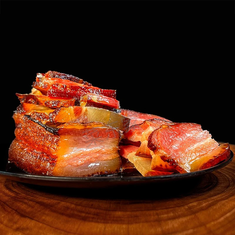 烟熏五花土猪腊肉正宗江西家乡特产腊味腌制烟熏肉腊味真空湖南