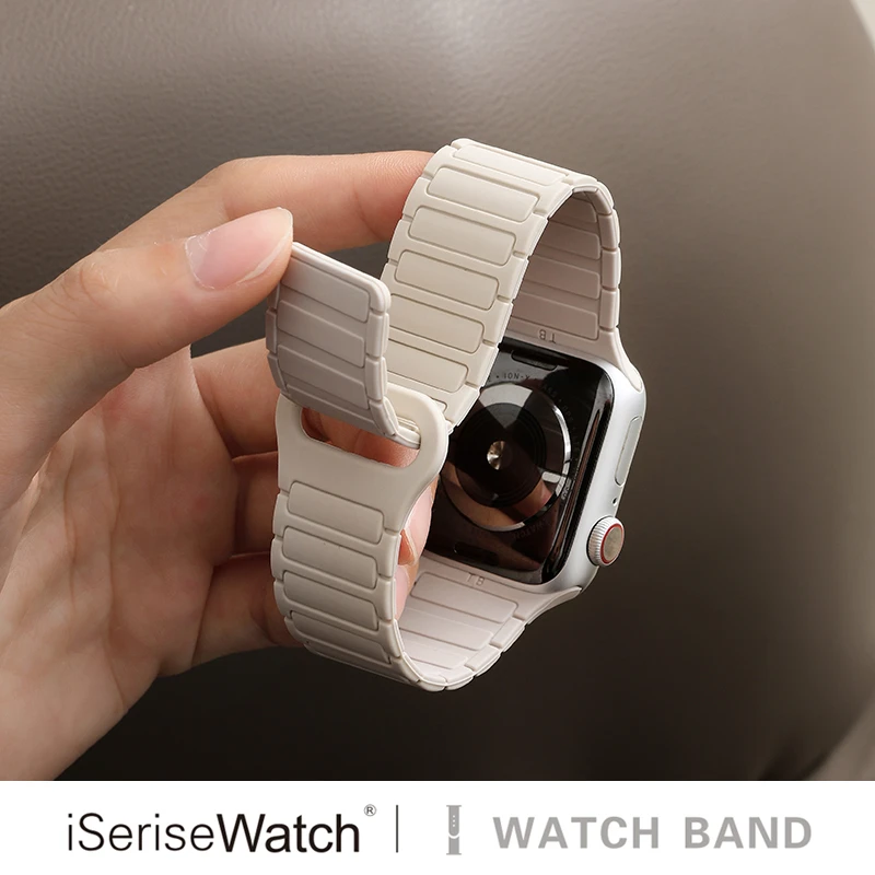 iserisewatch张婧仪同款适用iWatchs11苹果手表Applewatch10磁吸
