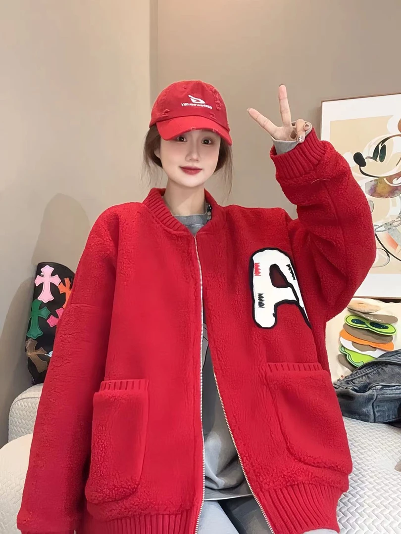 【FANG方方】24新款美式奥粒绒棉服外套上衣